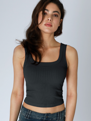 Wide Ribbed Tank Top