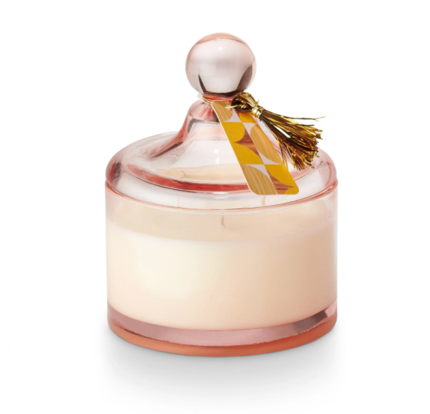 Popcorn Garland Lidded Glass Jar