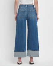 Super High Rise Cuffed Baggy Wide Jeans