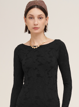 Floral Lace Boat Neck Top