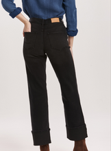 Holly Black High Rise Cuffed Jean