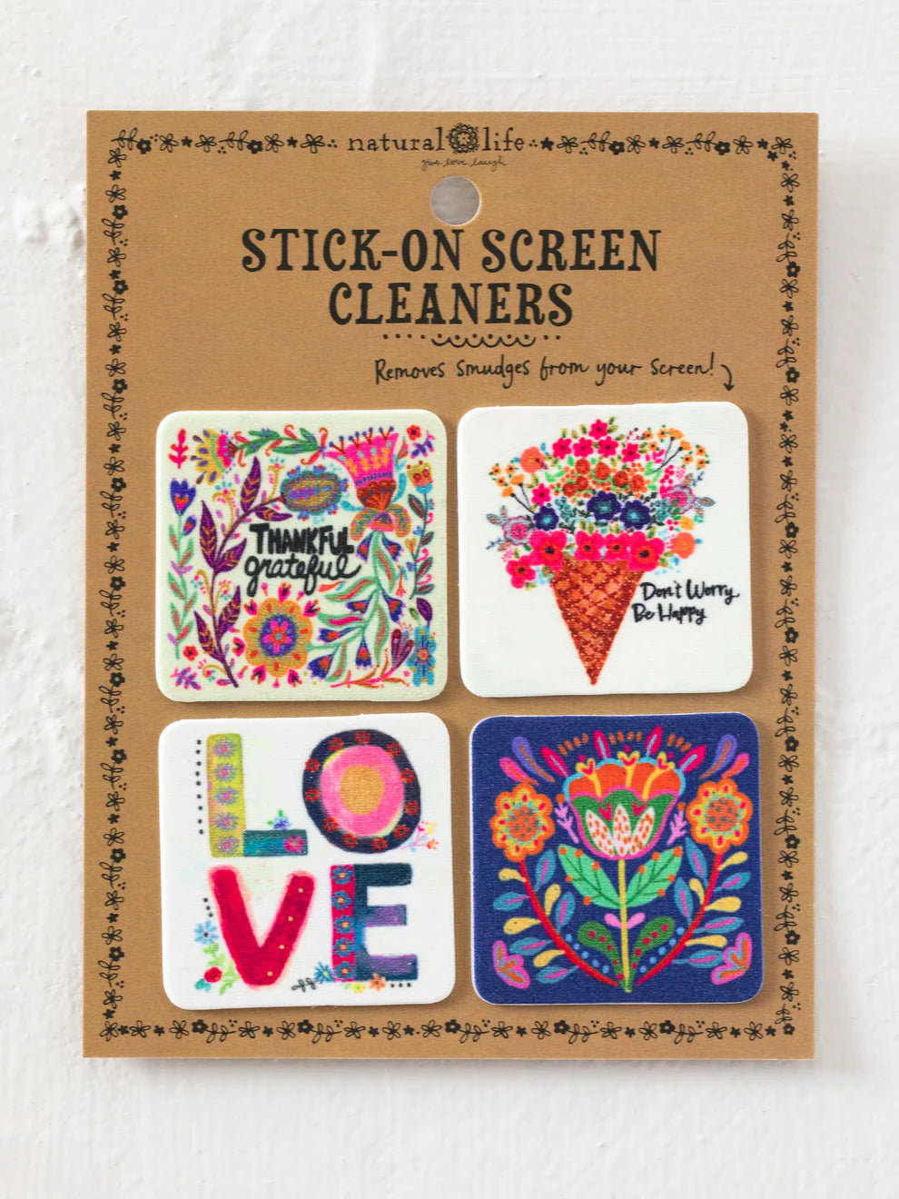 Stick-On Screen Cleaner