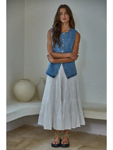 Denim Sleeveless Vest Top