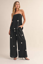 POLKA DOT TUBE TOP WITH SPLIT BACK AND WIDE PANTS
