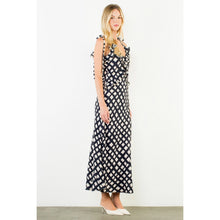 Tie Strap Geometric Pattern Dress