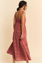Floral Lace Fabric Mix Patchwork Maxi Slip Dres