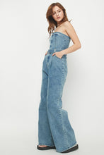 Wide Leg Denim Jumpsuit