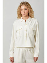 Cropped Baggy Jacket in Ivory