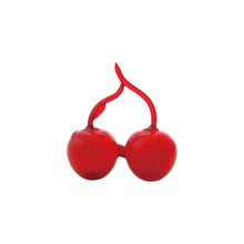 Hand-Blown Glass Cherries Shaped Vase