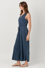 Model Ribbed Surplice Jumpsuit