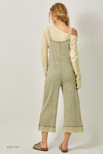 Washed Thermal Jumpsuit in Washed Sage