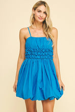 Bubble Hem Mini Dress