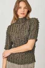 Lettuce Edge Textured Knit Top