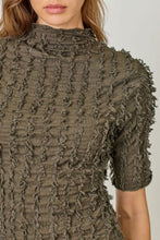 Lettuce Edge Textured Knit Top
