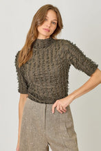 Lettuce Edge Textured Knit Top