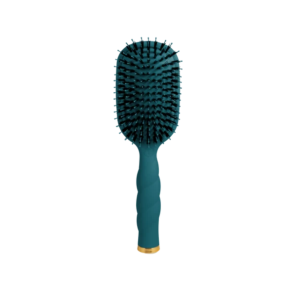 Boar Bristle Hair Brush-Teal With It