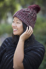 Knit Beanie with Faux Fur Pom