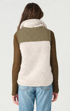 Olive Sherpa Vest