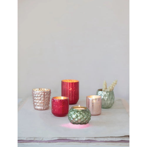 Mercury Glass Votive Holders