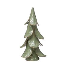 Handmade Stoneware Tree in Mint Glaze