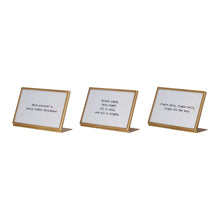 6 x 4 Metal and Glass Frame with Easel and Saying