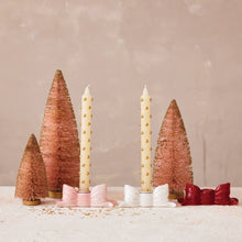 Stoneware Bow Shaped Taper Holder