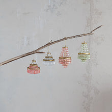3-3/4"H - 6-1/4"H Metal & Plastic Chandelier Ornament