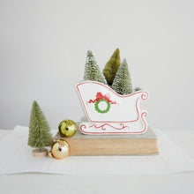 Stoneware Sled Shaped Container
