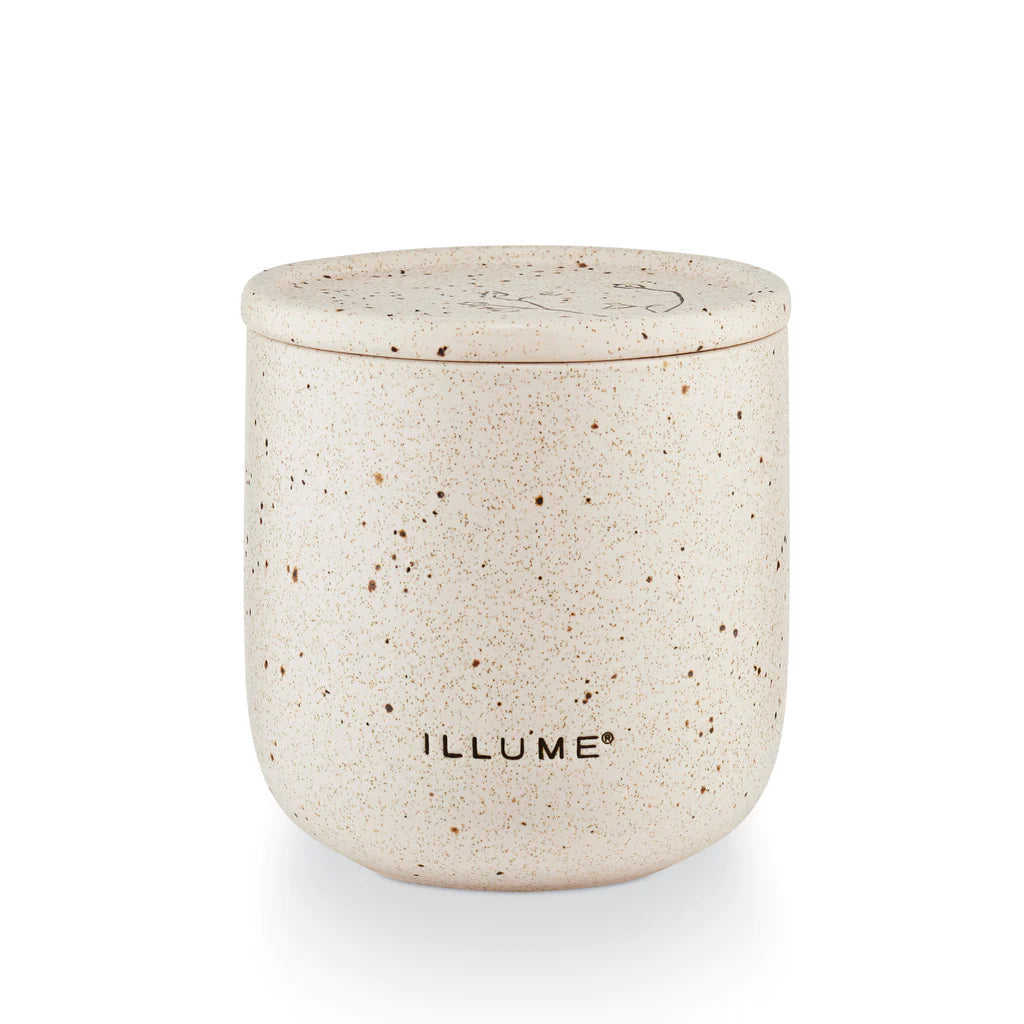 Amber Bergamot Medium Outdoor Ceramic Candle