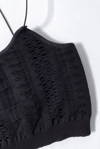 Eyelet Textured Bralette