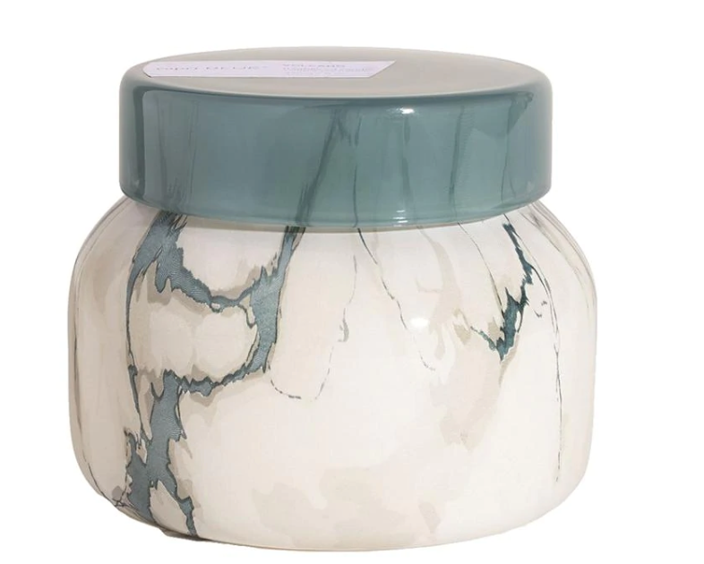 Volcano Marble Glass Jar
