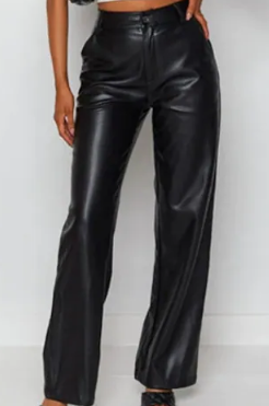 Majorie Vegan PU Leather Pants